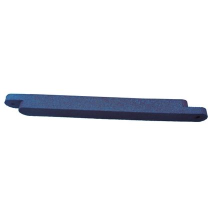 Bord en caoutchouc - Pièce d'extrémité - 100 x 10 x 10 cm - Bleu
