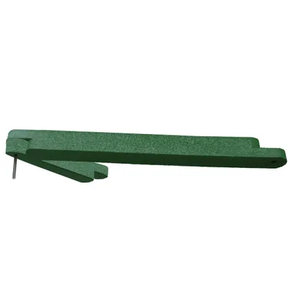 Rubber opsluitband - Eindstuk - 110 x 10 x 10 cm - Groen 2