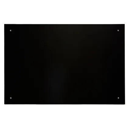 Glassboard zwart - 60x90 cm 2