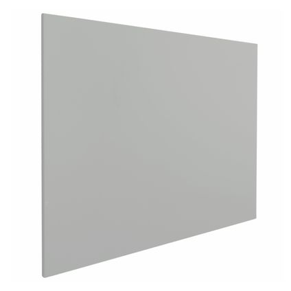 Whiteboard zonder rand - 80x110 cm - Grijs - Magneetbord