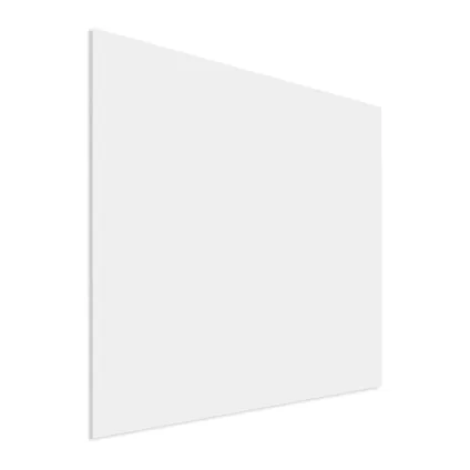 Premium glassboard met blinde bevestiging - 100x100 cm - Wit 4