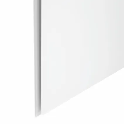 Tableau en verre Premium avec fixation aveugle - 100x100 cm - Blanc 5