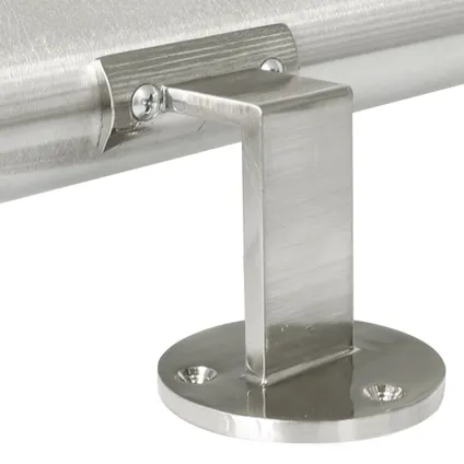 Ivol Rambarde En Acier Inoxydable Brossé 250 Cm + 3 Supports 8