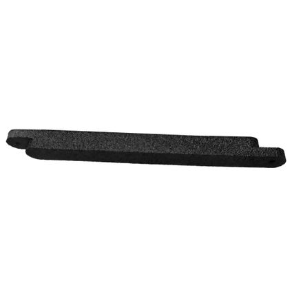 Rubber opsluitband - Eindstuk - 110 x 10 x 10 cm - Zwart