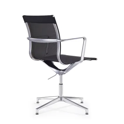 Chaise de réunion design Monaco - Noir 2