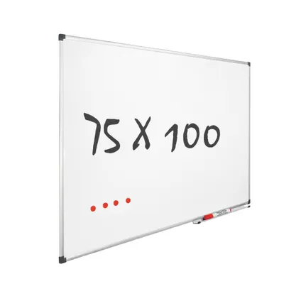 Tableau blanc 75x100 cm - Magnétique 2