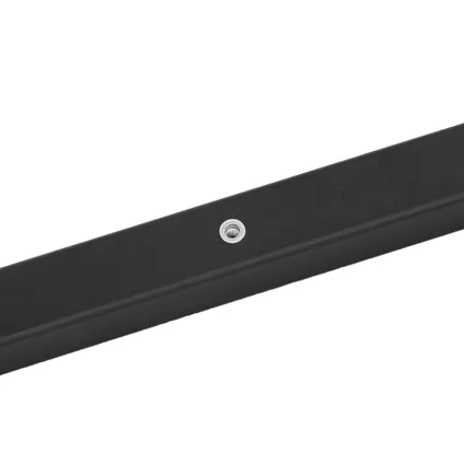Main courante design noire carrée - 250 cm + 3 supports 6