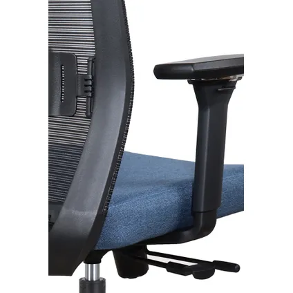 Chaise de bureau Napoli Deluxe 4D - NEN-EN 1335 - Bleu 5