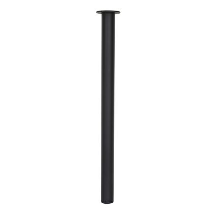 Zwarte Tafelpoot Rond - 50 x 720 mm