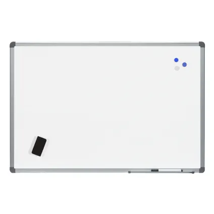 Tableau blanc magnetique effacable 90 x 60 cm