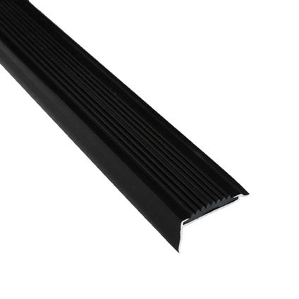 Profilé d'escalier noir 42 x 22 x 1000 mm - 1 pièce