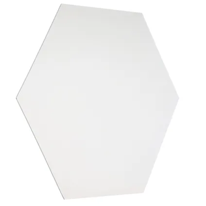 Whiteboard zonder rand - Hexagon - 100 cm - Magneetbord 3