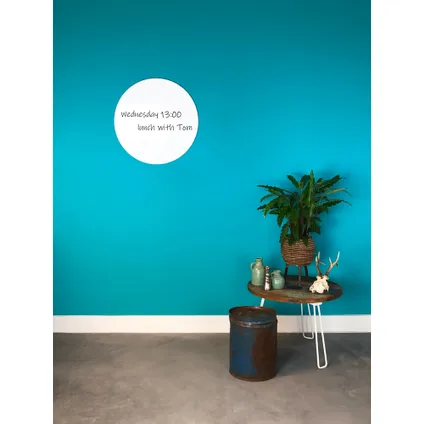 Whiteboard zonder rand - Rond - 60 cm - Magneetbord 5