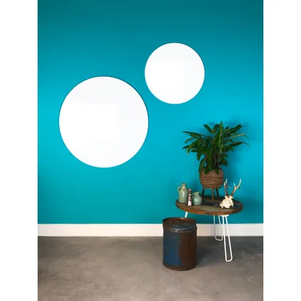 Whiteboard zonder rand - Rond - 60 cm - Magneetbord 6