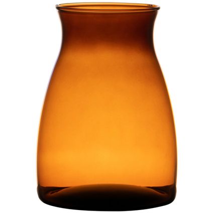 Bloemenvaas Julia - Amber Orange - glas - D10 x H20 cm