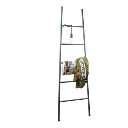 LOFT42 Trap Decoratie Ladder - Metaal - Mat Zwart - 175x50x4 2