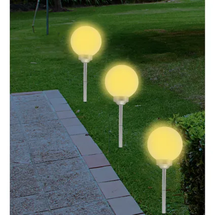 Gerim Prikspot tuinverlichting - grote bol - solar - 56 cm 3