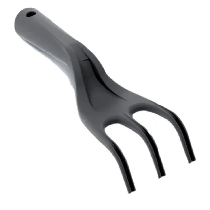 Prosperplast Handhark - kunststof - zwart - 25 cm - harkje
