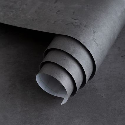 Zelfklevend behang - PVC - Vinyl - Betonlook - Cemento Scuro - 60cmx10m
