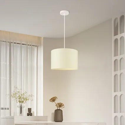 Home Sweet Home Lampe suspendue moderne propre blanc 10x10x115 cm e14 4