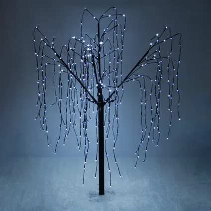 Wilgenboom LED kerstverlichting - Zwart - 240 m hoog - 800 witte
