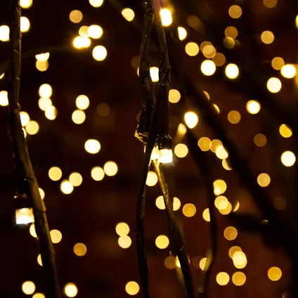 Wilgenboom LED kerstverlichting - Zwart - 180 m hoog - 400 warme 2