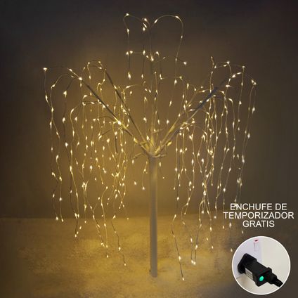 Wilgenboom LED kerstverlichting - 180 m hoog - 400 warme lichtjes