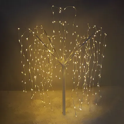Wilgenboom LED kerstverlichting - 180 m hoog - 400 warme lichtjes 3