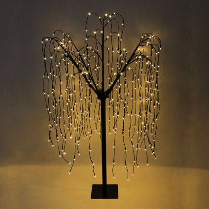 Wilgenboom LED kerstverlichting - Zwart - 240 m hoog - 800 warme