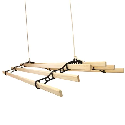 Droogrek Ophangbaar Plafond - Zwart - 1.5m 2