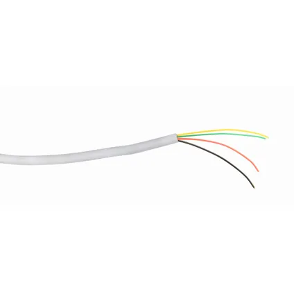 Cablexpert - Câble téléphonique 4 fils blanc plat 100 mètres 3