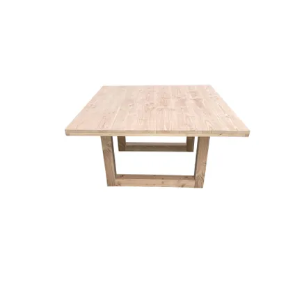 Wood4you - table carrée bois Douglas 2
