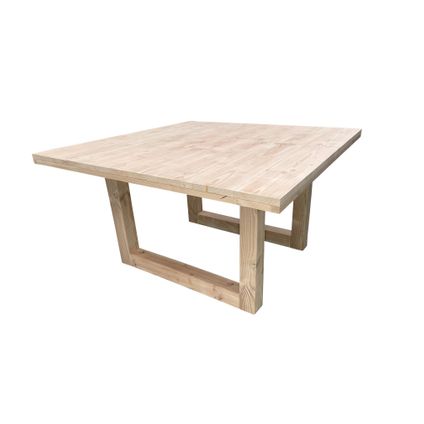 Wood4you - table carrée bois Douglas