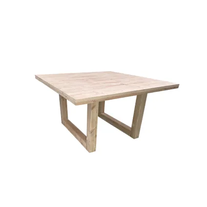 Wood4you - table carrée bois Douglas 5