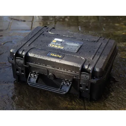 Perel Harde koffer, 46.4 x 33.6 x 17.6 cm, Zwart, Polypropyleen 7