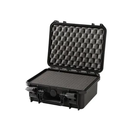 Perel Harde koffer, 33.6 x 30.0 x 14.8 cm, Zwart, Polypropyleen 3
