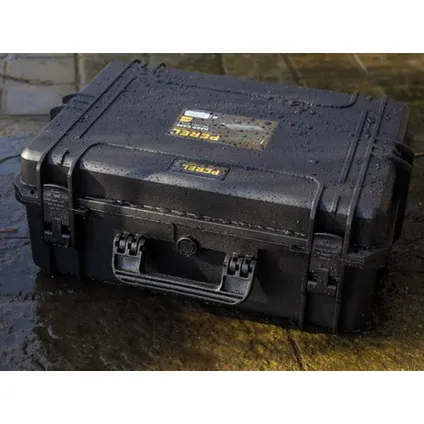 Perel Harde koffer, 55.5 x 42.8 x 21.1 cm, Zwart, Polypropyleen 7