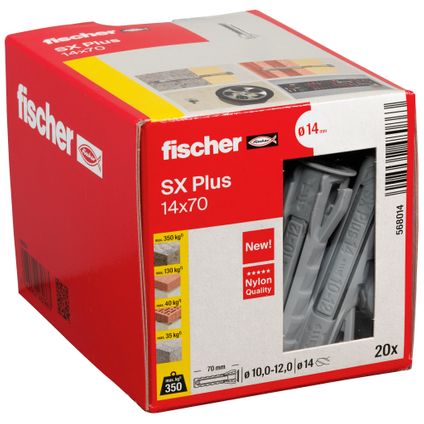 Fischer Nylon plug SX Plus 14x70mm 20 stuks