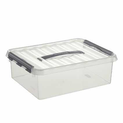 Sunware Opbergbox - met deksel - transparant - 40 x 30 x 11 cm - 10 l