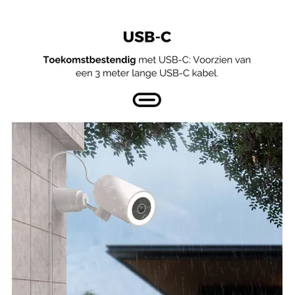 Agunto OC1 Caméra de sécurité extérieure USB C Caméra de surveillance Vision nocturne en couleur 3