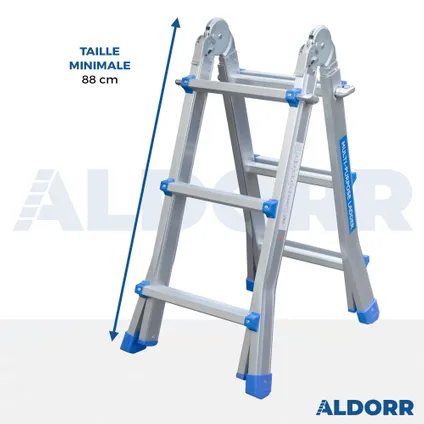 ALDORR Home - Multiladder Uitschuifbare Vouwladder 4x3 - 2,80M 7