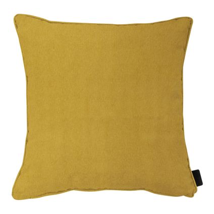 Coussin décoratif Madison Panama piping 45x45 cm - moutarde