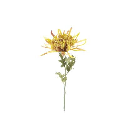 Fleur artificielle Chrysanthème ambre 64 cm