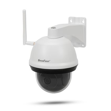 Caméra Dôme SecuFirst CAM214W blanc - Caméra IP rotative et inclinable pour l'extérieur - FHD 1080P