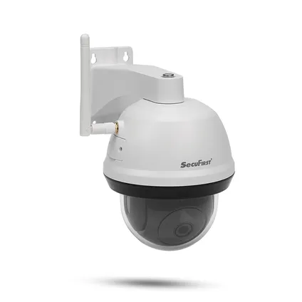 Caméra Dôme SecuFirst CAM214W blanc - Caméra IP rotative et inclinable pour l'extérieur - FHD 1080P 3