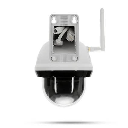 Caméra Dôme SecuFirst CAM214W blanc - Caméra IP rotative et inclinable pour l'extérieur - FHD 1080P 5