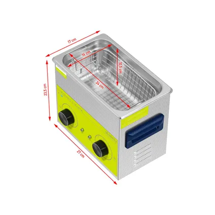 ulsonix Nettoyeur à ultrasons - 3,2 litres - 120 watts PROCLEAN 3.2MS 5