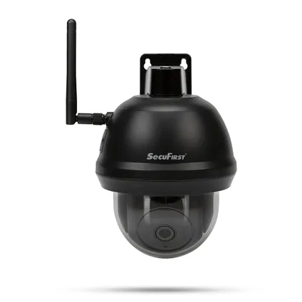 SecuFirst CAM214Z Dome Camera zwart - IP Camera draai- en kantelbaar voor buiten - FHD 1080P 2