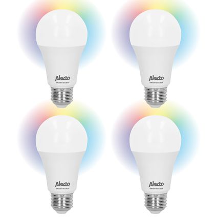 Alecto SMART-BULB10 4-PACK - Smart wifi LED lamp, 4 pack