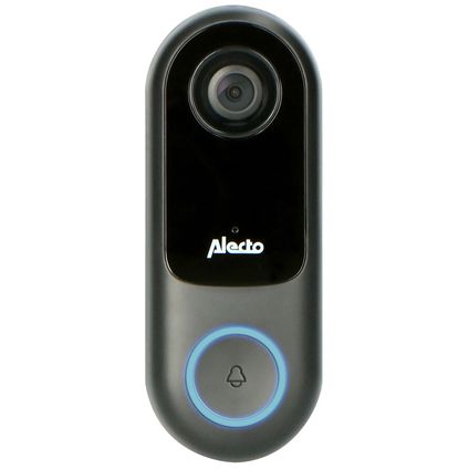 Alecto SMART-RING20 Sonnette de porte connectée avec caméra,connectable,noir